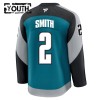 Lasten NHL San Jose Sharks Pelipaita 2025-26 Fanatics Premium Will Smith Alternate Teal